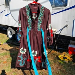 BOHO embroidered dress